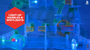 Discovery Mindblown - Glow Roll Marble Run | STEM Educational Toys For Kids