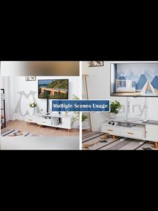 Universal Tall Floor TV Stand with Bracket Mount Free Standing For 32”-65” inches LED/LCD TV Stand