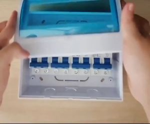 Circuit Breaker Distribution Protection Box Indoor Wall Mount Plastic Box With Electric Transparent Cover Darron Tools