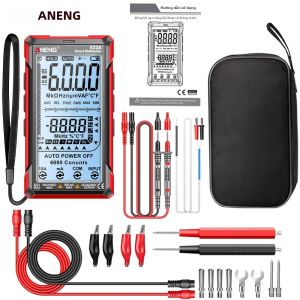 ANENG | ANENG 622A Laser Hồng Ngoại Đồng Hồ Vạn Năng Kỹ Thuật Số 6000 Đếm Vôn Kế Ampe Kế NCV Phát Hiện Điện Áp Công Cụ Sửa Chữa Thợ Điện