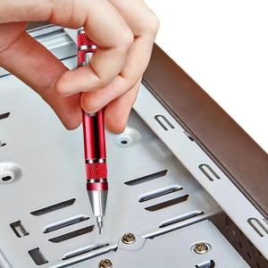 8-in-1 Multifunctional Screwdriver Set Aluminum Alloy Precision Repair Kit Portable & Convenient Tool for Maintenance