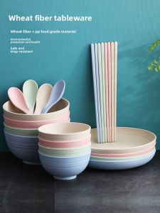 YOULUNMEI | Food Grade Plastic Durable Heat Resistant Tableware Set