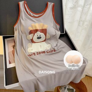 DAISONG | Pad Integrated Wearable Sleep Dress Modal