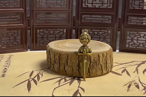 Móc Khóa Phong Thủy Pháp Khí Mật Tông Chày Phổ Ba Ngài Kim Cang Tát Đỏa Đồng Thau Nguyên Chất - Đồ Đồng Thuận Tâm