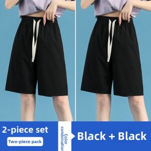 Jeanswest | Summer Lightweight Loose Breathable Sport High Waist Wide Leg Short Pants