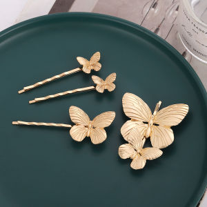 Elegant Butterfly Metal Hair Clip Simple Stylish Trendy Hair Accessories for Women  out Korean Style Alloy Hair Grips
