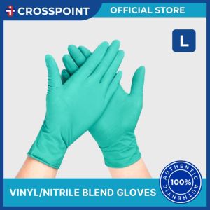 Crosspoint VINYL / NITRILE BLEND GLOVE 100PCS