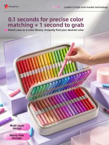 MINGZHUO | Nontoxic Washable No-Bleed Overpaintable Fine Tip Markers Watercolor Pens