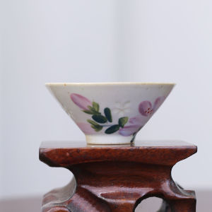 Hand-Painted Ceramic Tea Cup Jingdezhen Tangyuan Glazed under Five Colors Gongfu Tea Drinking Cup Guest Cup Host Cup