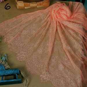 MEISITEKEKE | Colored Eyelash Lace Net Fabric 3m
