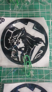 JESUS. Circle logo. Vinyl Decals sticker.