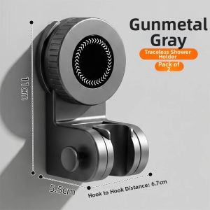 Hourleey | Suction Mount No-drilling Shower Head Base Adjustable