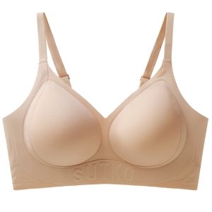 DOULI |  Invisible Seamless Womens Bra Foundation Liquid Anti-Sagging Small Chest Gathered Summer Hot Sale Sports Casual Style V-Neck