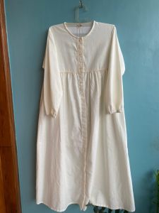 baju gamis linen premium