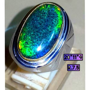 batu cincin black opal andamooka top jarong siang malam