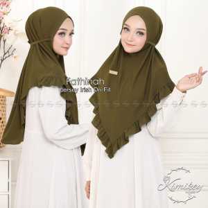 Kimikey Hijab Instan Non Pad Rempel Fathinah Jersey Irish