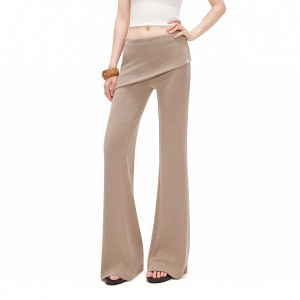 Unifree | Retro Slimming Flared High Waist Loose Pants