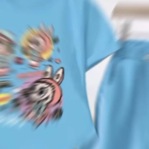 One Set Baju Anak Perempuan Terlaris Dengan Motif Viral Labubu Mokoko Usia 1-5 Tahun