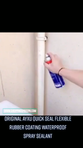 Quick Seal Flexible Rubber Original Coating Waterproof Spray Sealant Leak Sealer (450ml)