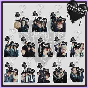 SEVENTEEN Acrylic Keychain Bag Charm Celebrity Adjacent Creative Gift Festive Supplies No Brand Registered Trademark