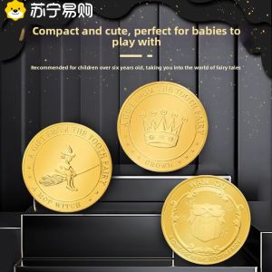 Tooth Fairy Reward Coin Childrens Dental Decoration Toy Gift Milk Tooth Box Simulation Educational Plaything for Kids