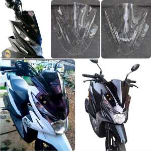 Visor Honda Beat Street - Windshield Motor Bening Smoke Hitam Pekat