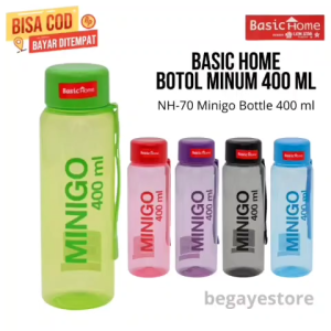 NH-70 Minigo Bottle 400 ml Basic Home Botol Minum 400 ml Minigo