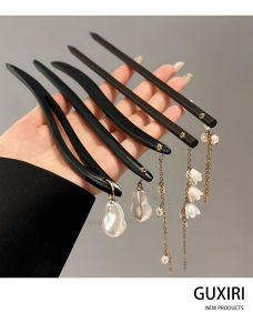 🎀 ร้านไทย 🇹🇭 ปิ่นไม้สีดำ 🎁 ปู ปักผม, ปีดู, เสียบ 🛍️ ราคาพร้อมส่ง กิ๊ฟติดผมแฟชั่น