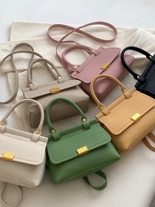 Túi nữ đeo chéo túi xách cầm tay da cao cấp phong cách Hàn Quốc hoạ tiết khoá chữ nhật sang chảnh Thanhthushop68 862