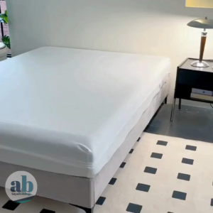 ANYA BEDDINGS HOTEL QUALITY PLAIN WHITE FOAM COVER LONG ZIPPER - 100% PURE CANADIAN COTTON