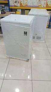 Chest Freezer AQUA AQF 120 HC Anti Bakteri 110 Liter Low Watt Lampu LED Freezer BOX