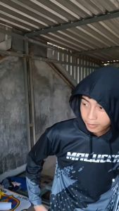 Jersey Pancing Ikan Nila Mujaer Lengan Panjang Custom Bisa Tambah Nama dan Logo Terbaru Kode 2.5