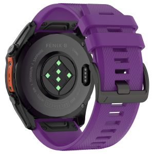 Silicone QuickFit 22 26mm Strap for Garmin Fenix 8 47mm 51mm 7 7X 6 6X Pro 5 5X Plus 965 955 Epix Pro Gen2 Tactix 8 Watch Correa