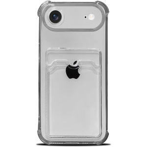 Clear Card Slot Case For iPhone 17 Pro Max Air 17E 16E 16 E Plus 15 14 13 Mini 12 11 X XS XR iPhoneair Phone Cover Accessories
