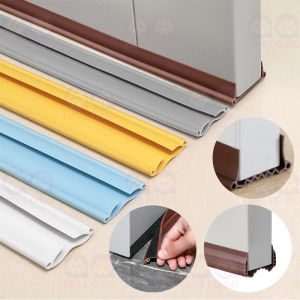 PVC Soundproof Door Seam Strip Dust Blocker Inserted Sealing Gap Bottom Seal Doorstop PENUTUP BAWAH PINTU 门缝底密封隔音条 F12
