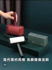 OHHDEER Hair Sticky Rollers Reusable Sticky Lint Roller for Clothe Pet Fur Hair Sticky Remover Brush
