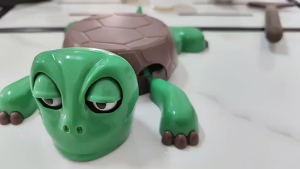 เก็บปลายทาง！ที่รองแก้วเต่าตกใจ สุดฮา ตลก ที่รองแก้วเต่าทะเลพลาสติก ทนความร้อนได้