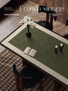 Water Oil Heat Resistant Wash Free Tablecloth