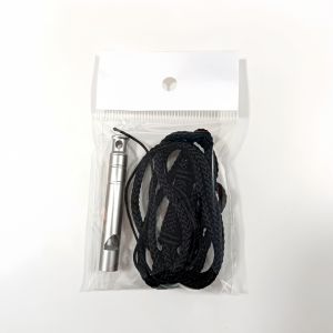Titanium Emergency Whistle Safety Whistle with Lanyard Suitable for Camping Hiking Pet Training Sports Hang Around Your Neck