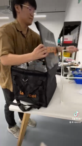 Thermal Insulated Delivery Bag with uParcel Logo 62L