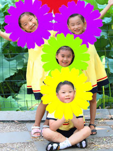 Funny Dance Prop Headgear Sunflower