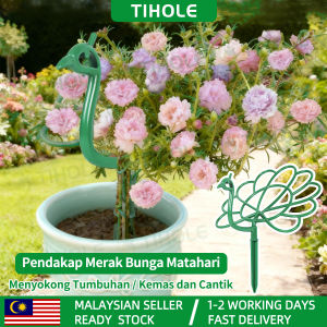 TIHOLE Peacock Shape Plant Support Stand plant climbing frame for Sunflower Climbing Flower holder stick Sturdy Garden Stake Holder garden accessorie