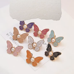 1/6 Pcs Universal Butterfly Waist Buckle For Women Adjustable Stainless Steel Waist Clip Jeans Pants Pin Brooch Waist Belt Closing Button Accessories