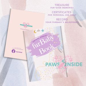 Paws Inside FUR BABY BOOK Pet Journal Diary
