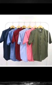 Kemeja Polos Pria Warna Coklat Lengan Panjang Murah