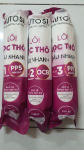 Bộ lõi lọc nước 123 MUTOSI đúc liền - Hàng chính hãng - Dùng thay cho máy lọc nước Mutosi MP-370U