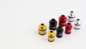 Bicycle Hub Bike Hub Converter End Cap 12/15mm to 9mm QR Adapter Converter End Cap 15 to 9mm/12 to 9mm Outdoor Sport Enthusiasts
