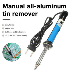 High Quality EU/US 2 in 1 30W AC 110V 220V Soldering Iron PCB Solder Sucker Desoldering Vacuum Pump Welding Tool