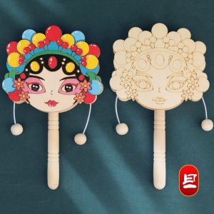 MINGZHUO | DIY Traditional Chinese Style Wooden Rattle