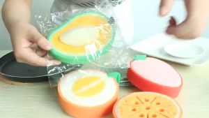 Miếng Rửa Chén Bát Bọt Biển Tạo Bọt Hình Trái Cây Siêu Sạch - Bọt Biển Rửa Chén Họa tiết Trái Cây Dễ Thương Cọ Rửa Tiện Lợi